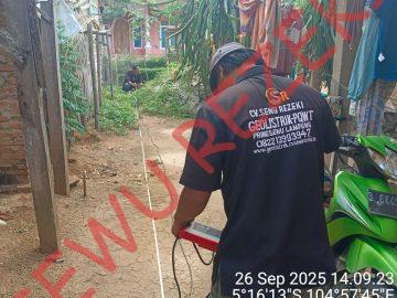 Geolistrik SPAM Bandung Baru Barat, Adilluwih, Pringsewu