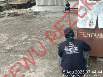 Geolistrik di Gedung Pakuon, Baradatu, Way Kanan