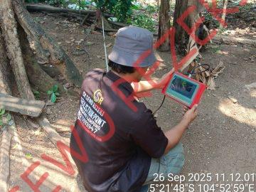 Geolistrik SPAM Desa Lugusari, Pagelaran, Pringsewu