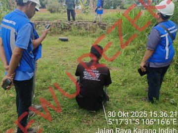 Geolistrik di Desa Karang Anyar, Kecamatan Jati Agung, Lampung Selatan